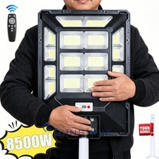 8500W Lamparas Luz Led Focos Solares Luces Exterior Para Patio Sensor De light