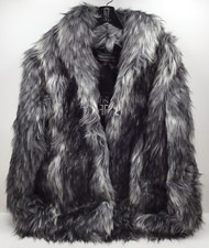 Donna Salyers Fabulous Furs Women s Shawl Collar Coat In Smokey Fox Size Medium