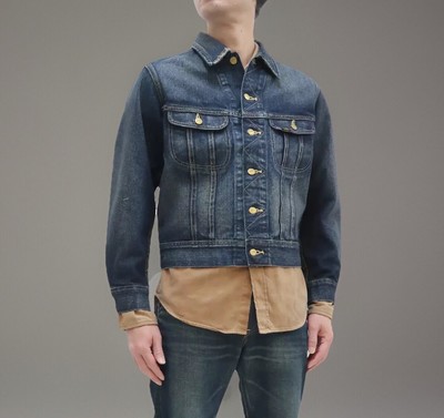 Lee 101 Rider Jacket 15oz Japanese Selvage Denim L97X49ZAA Blue
