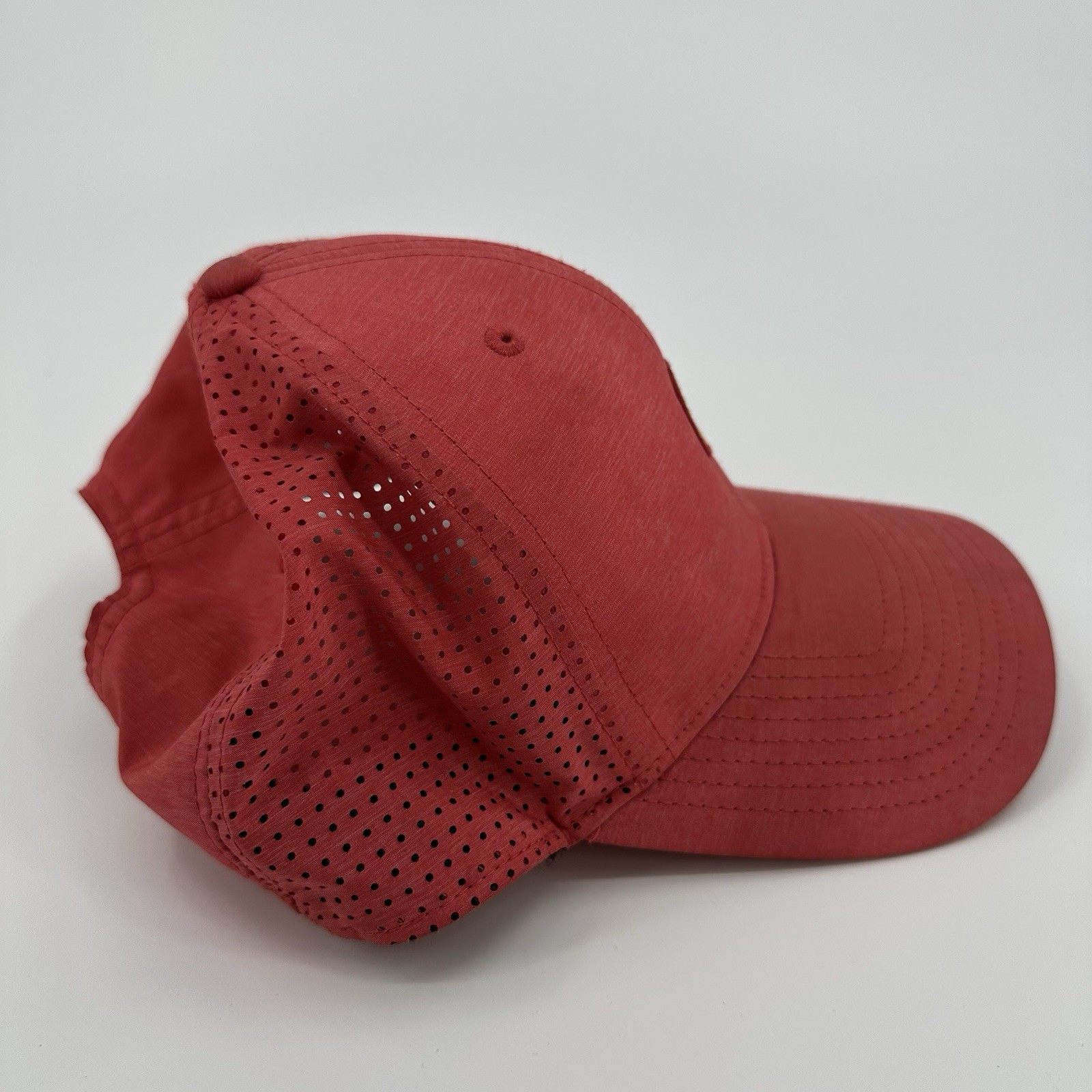 Crystal Downs Golf Hat Red Strapback Cap American… - image 3