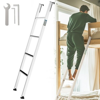 Integrated Step Ladder with 57''-61'' Height Range，bunk Ladder with 1.2'' Hooks