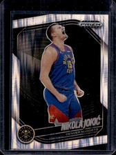 2024-25 Panini Prizm Black Nikola Jokic Skewed Prizm #/249 Nuggets