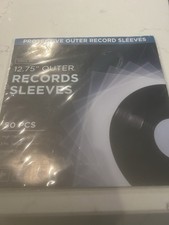 50 Vinyl Outer Sleeves Cover - Thick 3 Mil Protective Sleeves 12.75" x 12.75"