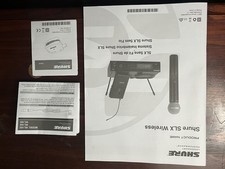 Shure SLX4 2 Receivers, W  less Mic, Two Headsets, 2 WL184, 2 UABIAST