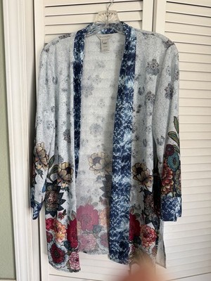 Multiples Tunic, Size S, Boho Hippy Hippie Flowers Never Worn