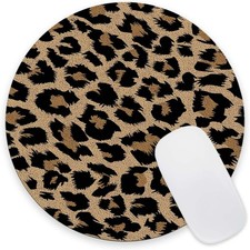Fashion Leopard Mouse Pad: Iconic Print Desk Decor for Trendy Workspaces  Gift
