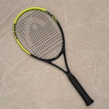 HEAD Pro Tour Titanium Tennis Racquet 4 1/2-4 black yellow racket strung