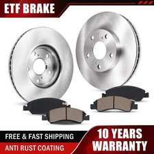 12.44 Front Disc Brake Rotors Brake Pads Set For 2011-2014 Ford Mustang