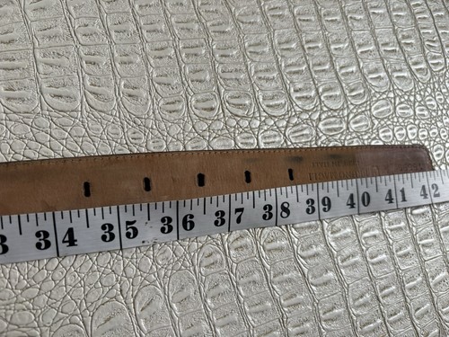 Vintage Bruno Magli Gürtel Herren 36-37 schwarz Wildleder Leder Italy signiert silberne Schnalle - Bild 19 von 20