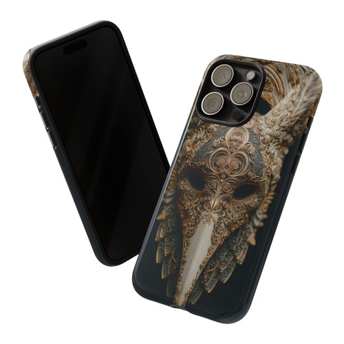Phone Ink - Cover Case for iPhone Galaxy Pixel - Decorated Plague Mask Gold - Picture 53 of 261
