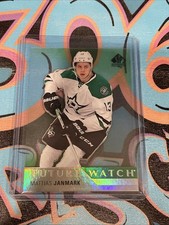 Mattias Janmark Future Watch Acetate 2024-25 UD SP Authentic Dallas Stars (GH1)