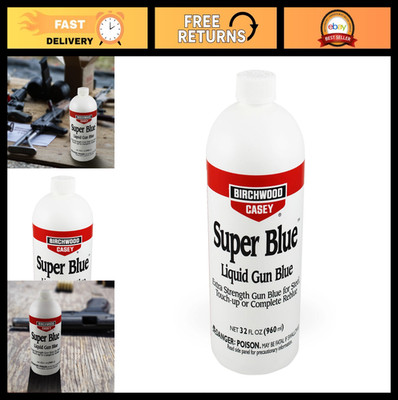 3 oz Gun Blue Liquid for Firearms - Birchwood Casey Quality, Easy Application