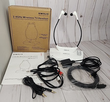 Simolio 2.4GHz Wireless TV Headset SM-823D Pro - complete Works