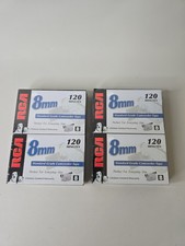 4 Pack New Sealed RCA 8mm Camcorder Blank Video Tapes 120 Minute