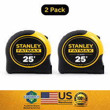 Stanley FMHT74038 FatMax 25 Foot Tape Measure 2 Pack New