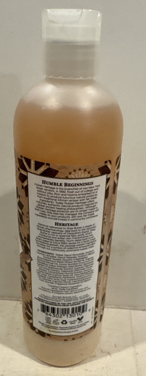 Nubian Heritage Body Wash - Raw Shea Butter - 13 Fl Oz ( PACK OF 2 )