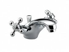 Bristan ‘Regency Mono’ basin mixer tap with pop-up waste including fittings