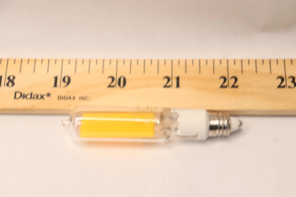 Feit Electric Dimmable LED Light Bulb Mini Candelabra Bright White E11 50W - Image 2 of 4