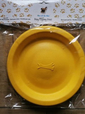 Dog Fying Disc  Hundespielzeug Frisbee Gelb
