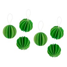 Baubles 4cm (6 pack) - Choice of Colour
