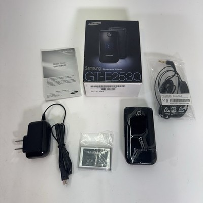 SAMSUNG GT-E2530 BLACK - RARE MOBILE PHONE - NEW ORIGINAL