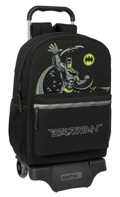 Safta BATMAN GAME OVER - Large Backpack with Trolley, Ideal for Children of Diff