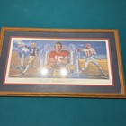 Joe Montana Signed Notre dame Chiefs 49ers 39x17 PSA/DNA AUTO