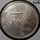 A 2014 Come and Take It Silver Shield 1 oz Silver Art Round