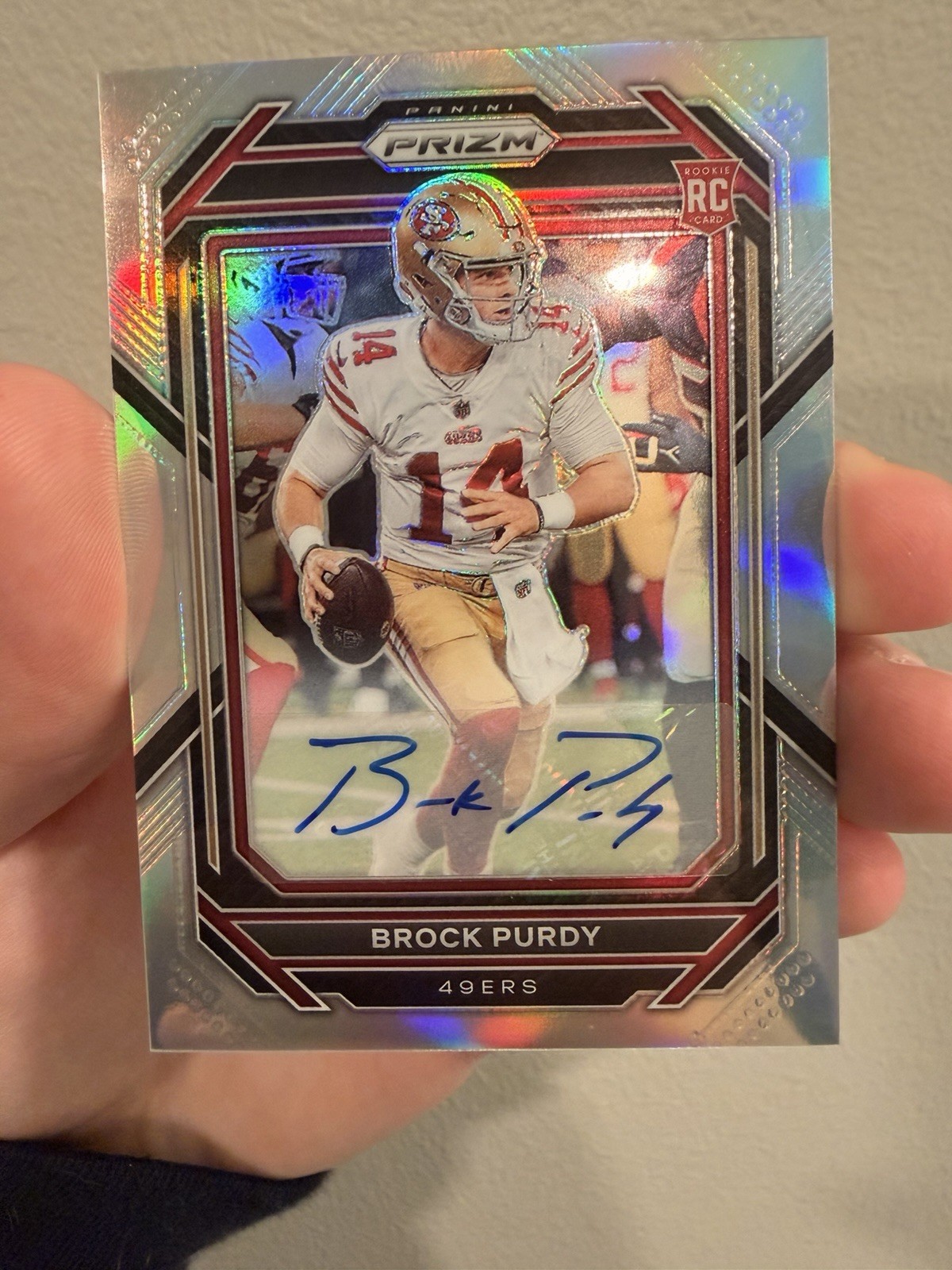 2022 Panini Prizm BROCK PURDY #353 Rookie RC Auto Silver 