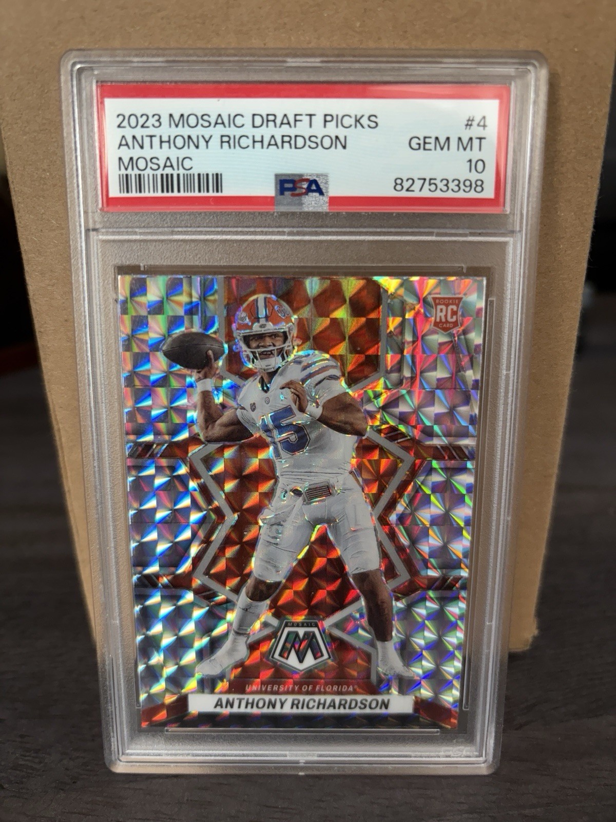 2023 Panini Mosaic Draft Picks - Anthony Richardson #4 Mosaic Prizm (RC)
