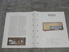 Schaltplan Telefunken R&ouml;hrenradio Jubilate Teak 1261 von 1961 Rundfunkmuseum