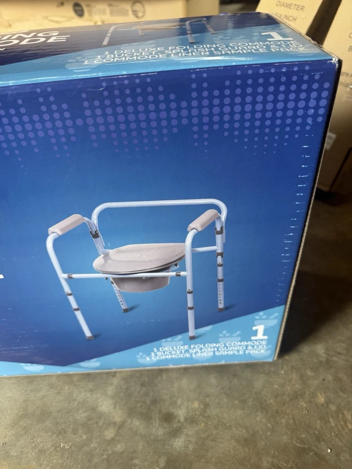 Carex Deluxe Folding Commode 3-in-1 - Image 3 of 3