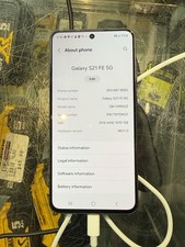 Samsung Galaxy S21 FE 5G 128GB SM-G990U2 Graphite (Verizon) Smartphone