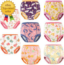 8 Packs Reusable Toddler Training Underwear for Potty Training