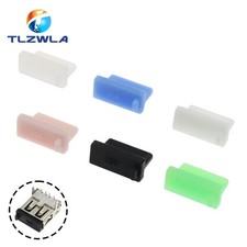 10PCS USB Dust Plug Charger Port Cover Cap Female Jack Interface Universal Silic