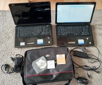 2x Notebook Asus 17,3 Zoll AMD Athlon X2 Dual-Core QL, 2100 MHz, 4Gb RAM, Win10