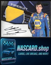 2017 Panini Torque #JFS-CE Chase Elliott Jumbo Firesuit Signatures Green #24/24