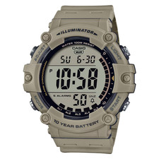 Casio - Illuminator, Beige Resin Men's Quartz Watch - AE1500WH-5AV