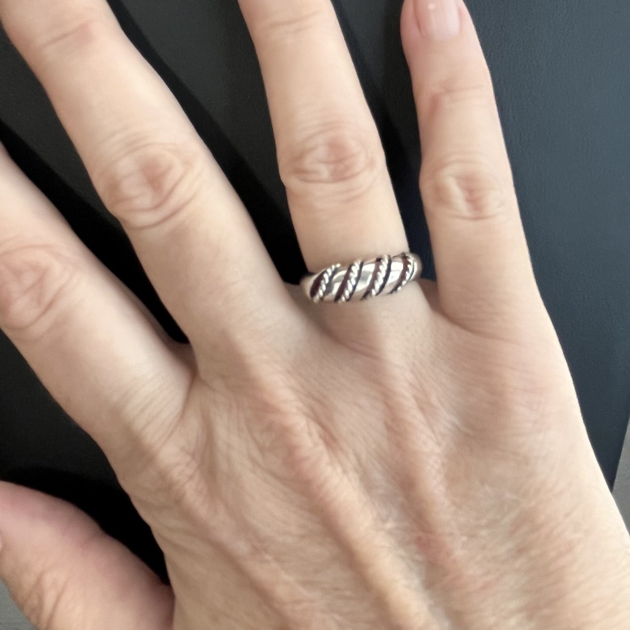 Sterling silver Artisan made ring - image 2