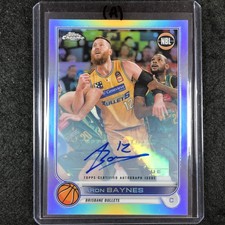2022-23 Topps Chrome NBL ARON BAYNES Base Refractor Auto #11 (A)