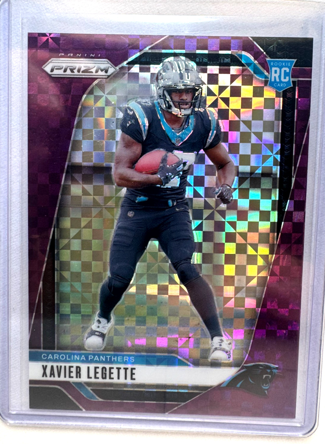 2024 Prizm Xavier Legette #398 Purple Power Prizm /49