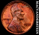 1955 Lincoln Wheat Cent-Choice Gem Brilliant Unc Color No Reserve #G8509