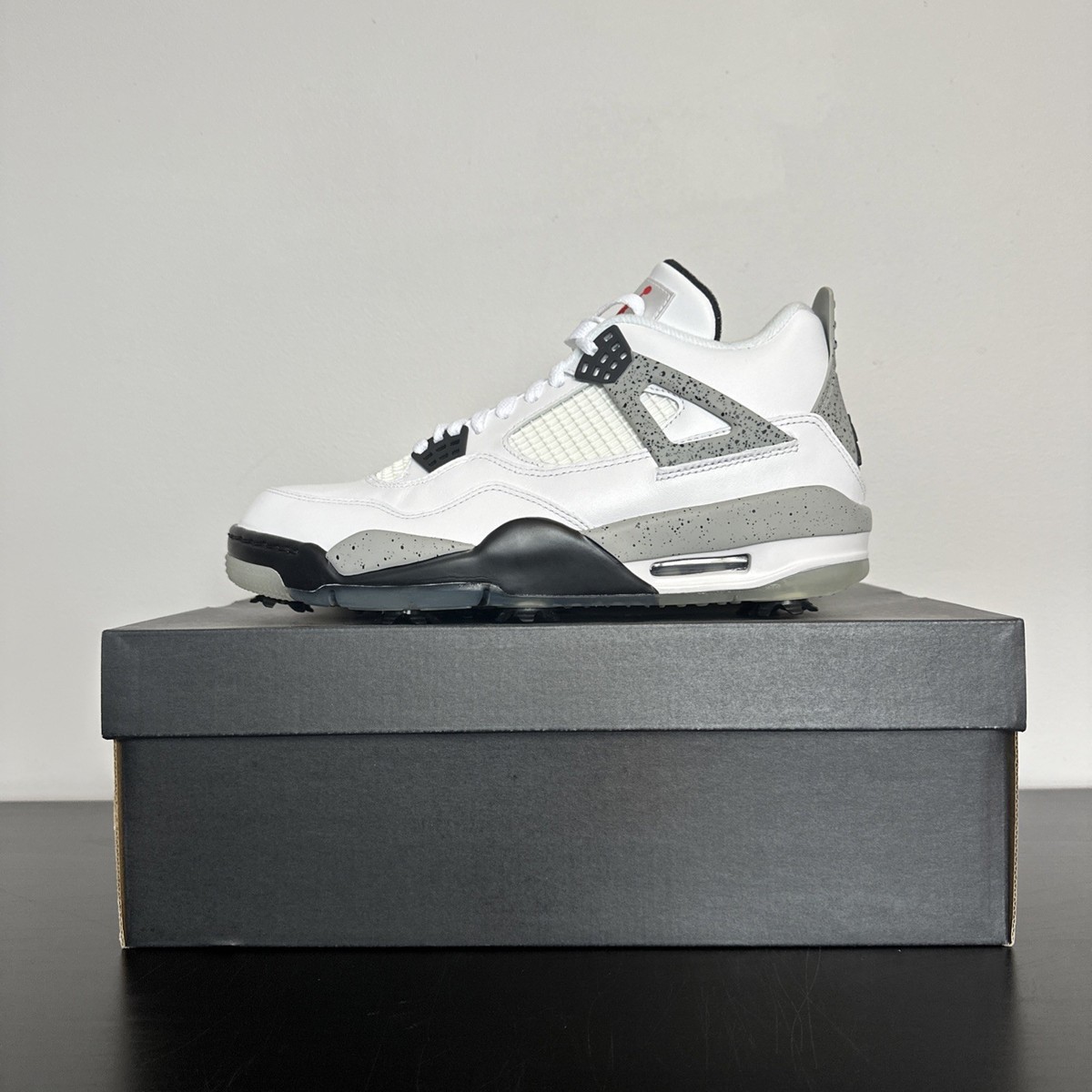 NEW Air Jordan 4 Retro Golf White Cement [US Size 9.5] | eBay