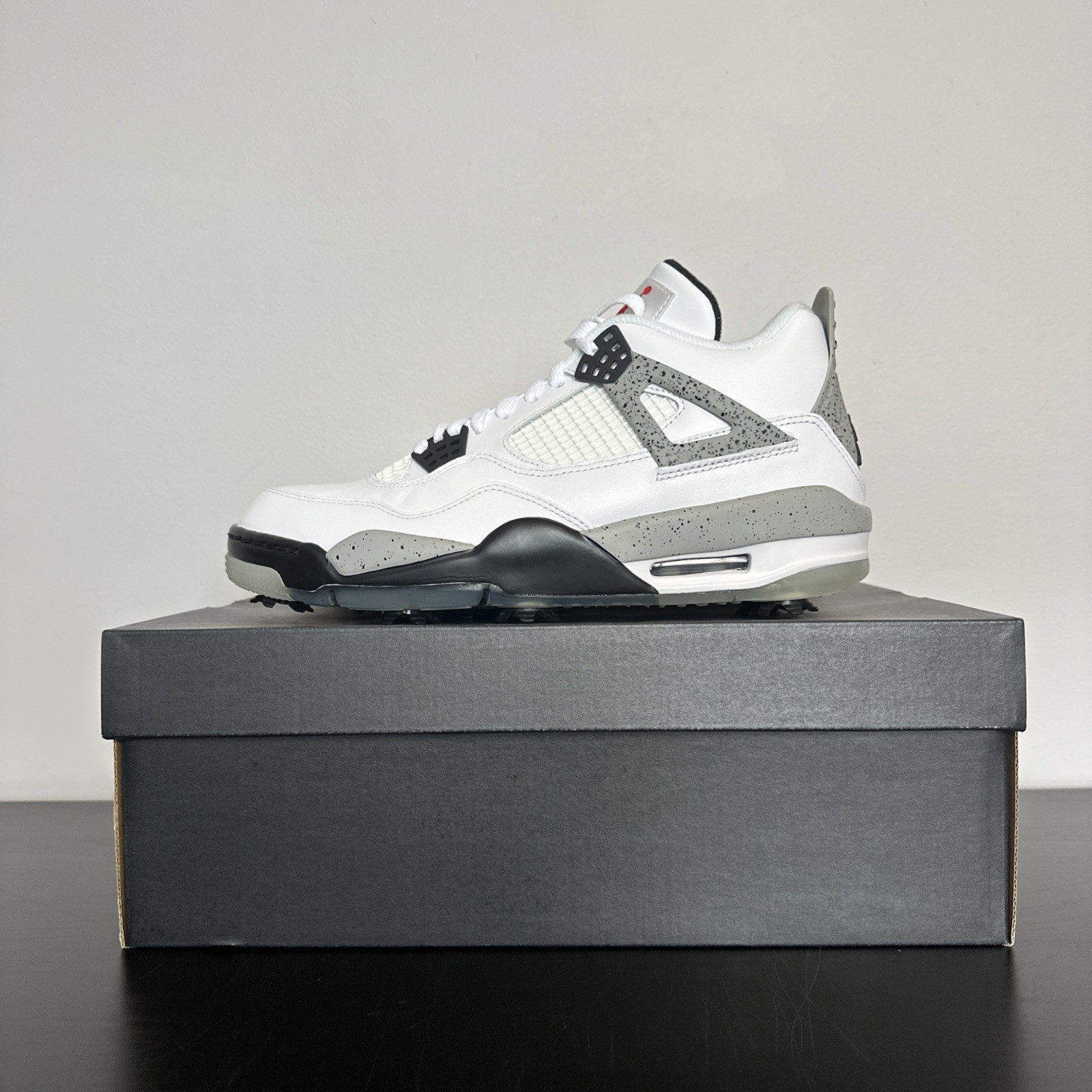 NEW Air Jordan 4 Retro Golf White Cement [US Size 9.5]