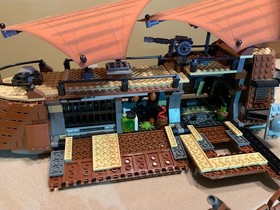 LEGO Star Wars Jabba's Sail Barge (6210) complete with minifigs and instructions