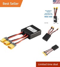Electric Bike Dual Battery Discharge Converter 40A 24-72VDC Dual Battery Pack...