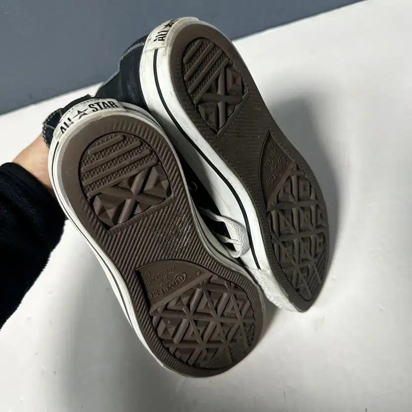 250 Converse All Star Leather High Sneakers, Lightly Used thumbnail 5