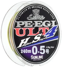 SUNLINE PE Line Salt Mate PE Egi ULT HS4 240m No. 0.4 3.3kg 4 pieces White, Pink