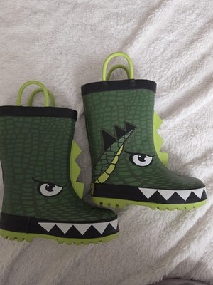 Western Cheif Dino Rain Boots Size 7 T5