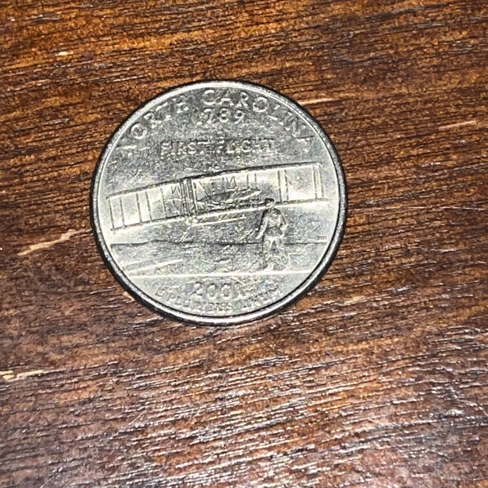 2001 north carolina Silver P - Image 2 of 4